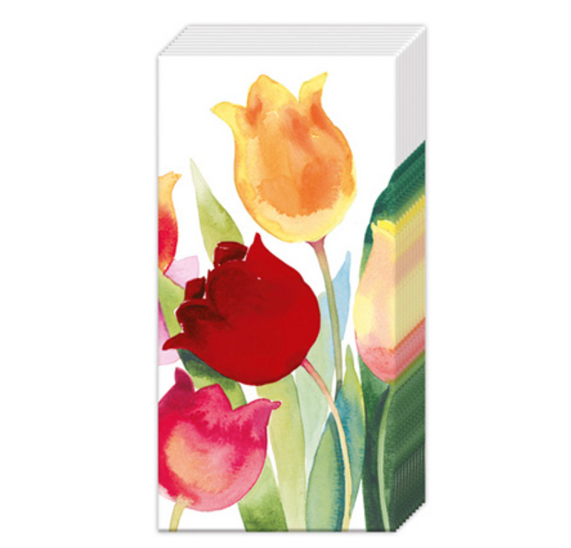 Tulips Pocket Tissues – 10 Tissues Per Pack