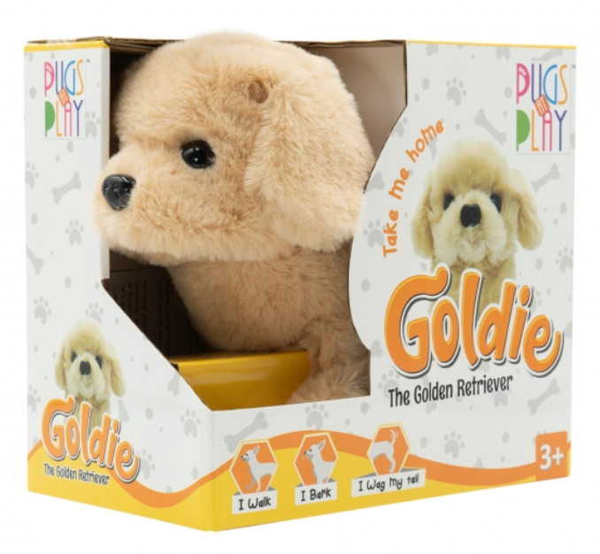 Pugs At Play – Goldie The Waking Dog Toy