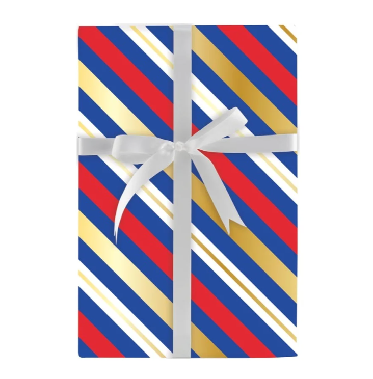 Fanfare Stripe Gift Wrap - 30" x 5' Roll –  Local Delivery Only