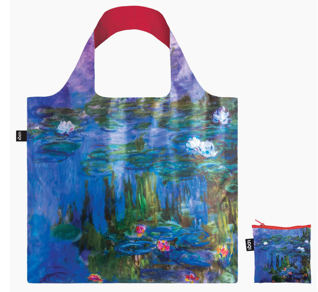 LOQI Reusable Tote Bag – Monet Water Lilies