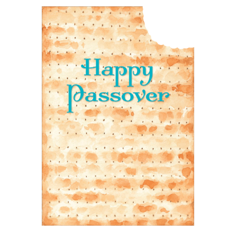 Caspari Passover Card – Matzo – 1 Card & 1 Envelope