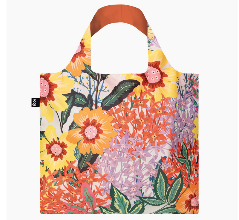 LOQI Reusable Tote Bag – Thai Flowers