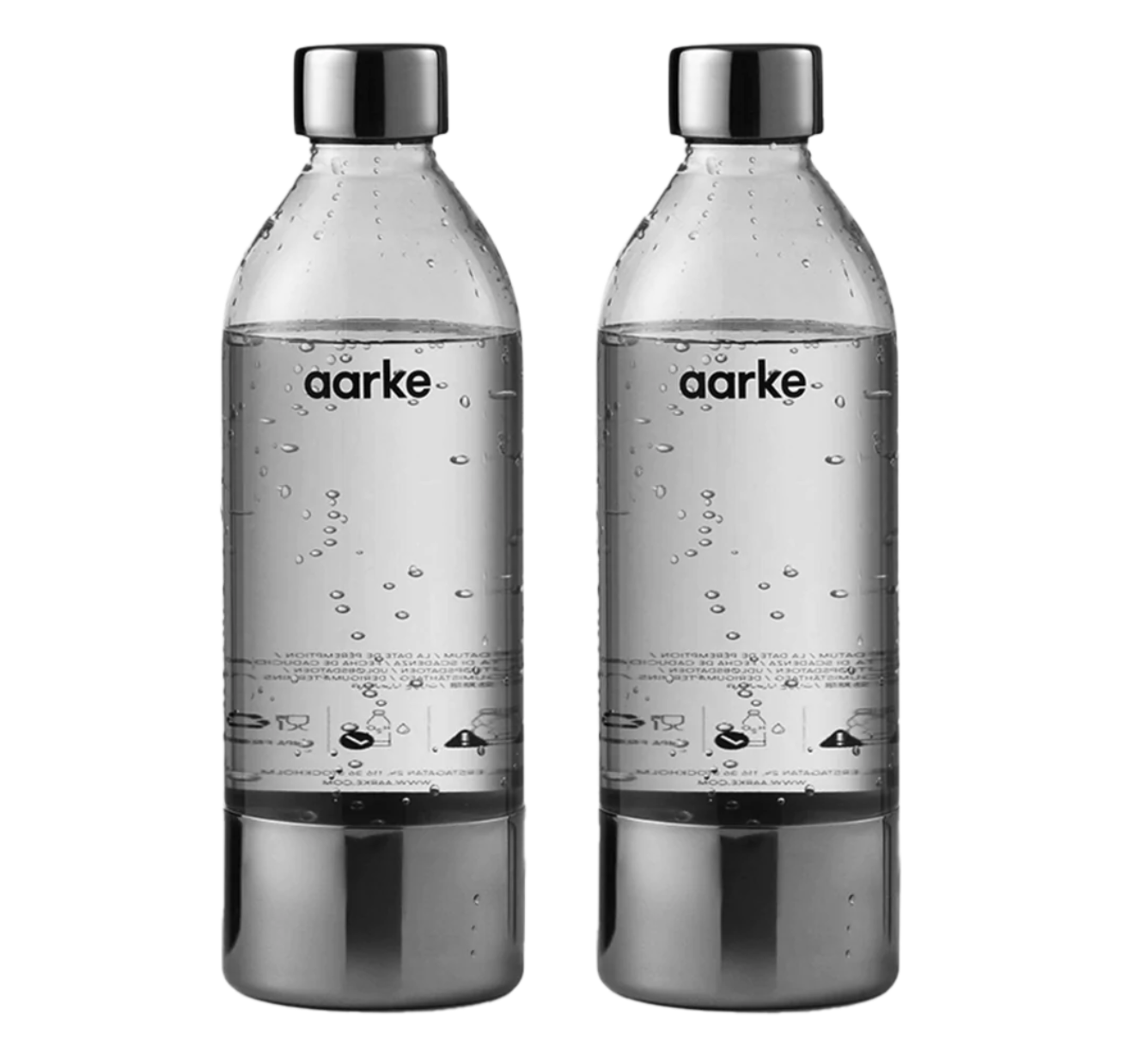 Aarke PET Water Bottle for Carbonator – 2 Pack