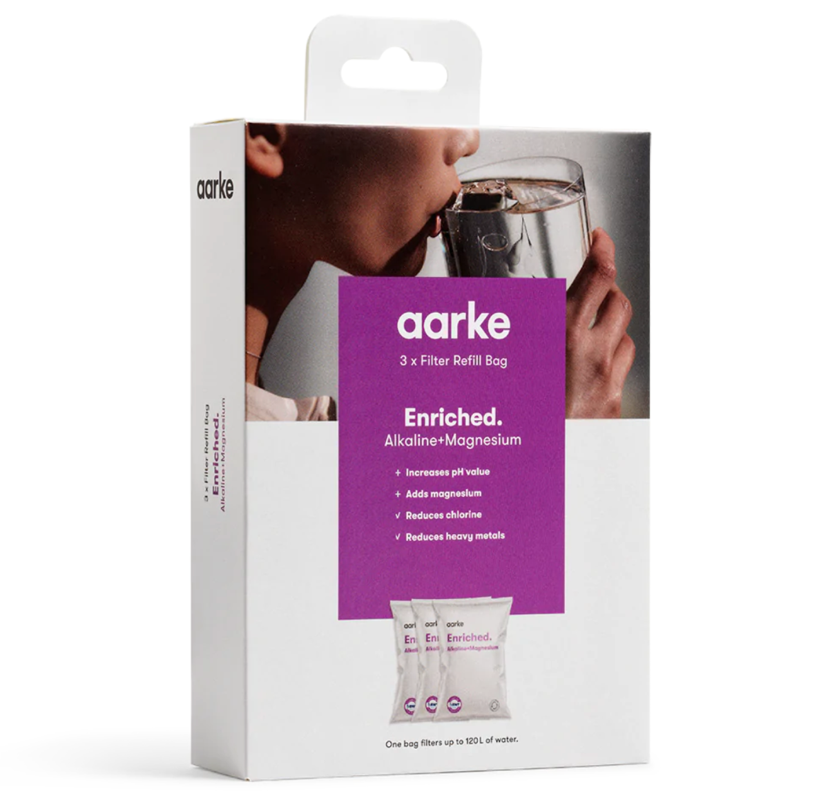 Aarke Water Purifier Filter Enriched Granules – 3 Pack