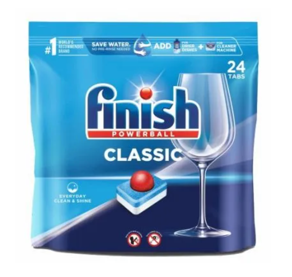 Finish Classic Powerball - Dishwashing Tablets - Pack of 24