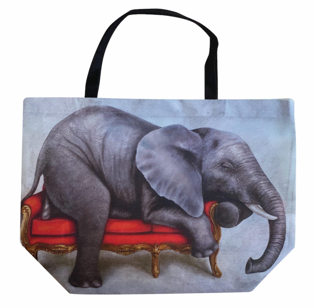 Wildlife At Leisure Large Elephant Shopper Bag