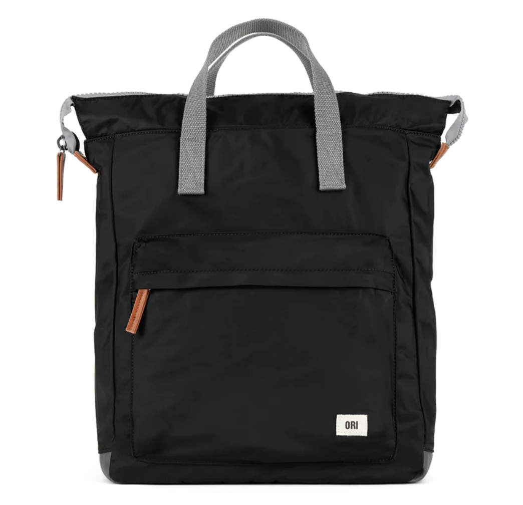 ORI Bantry B Sustainable Nylon Backpack – Medium – Black