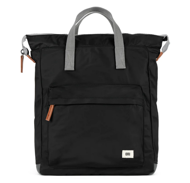 ORI Bantry B Sustainable Nylon Backpack – Medium – Black