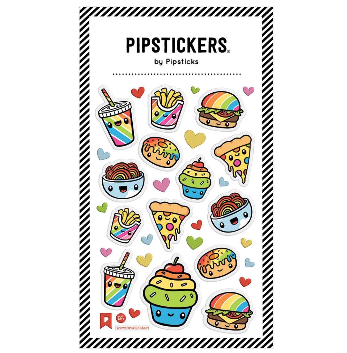 Pipsticks Puffy Stickers – Multicolor Munchies