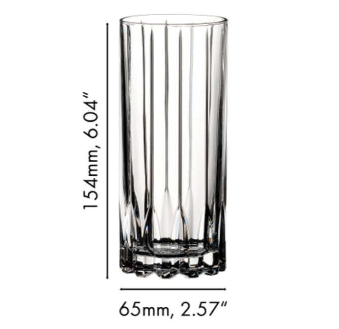 Riedel Drink Specific Collection – Crystal Highball Glasses – Set of 2 – 11oz