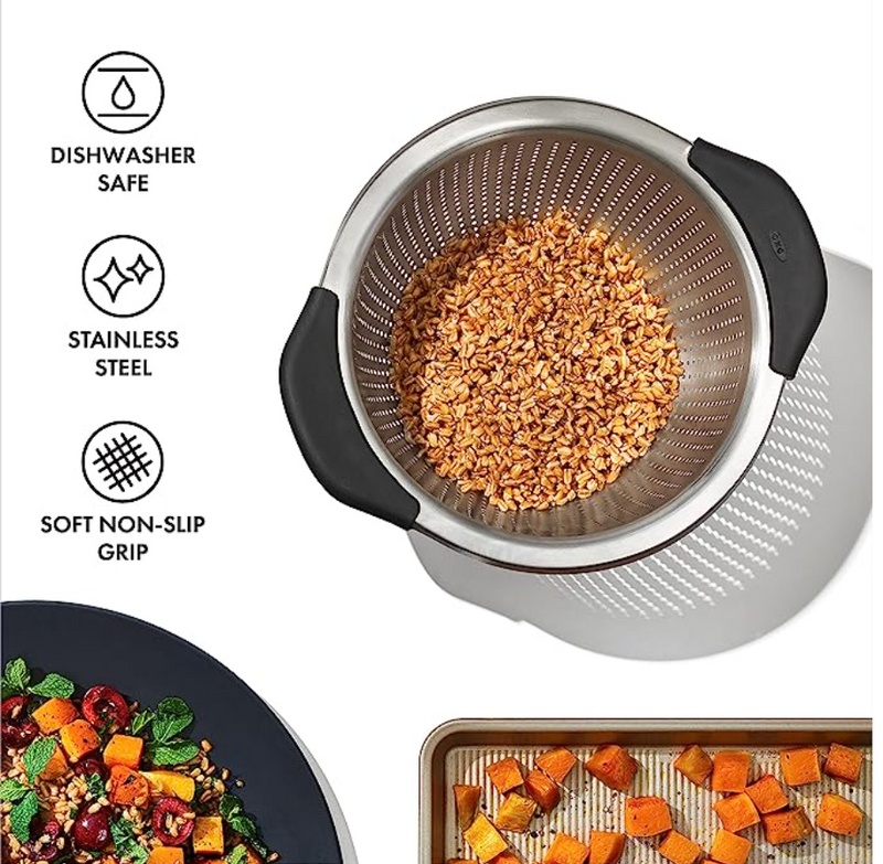 OXO Softworks Stainless Steel 5 Qt Colander
