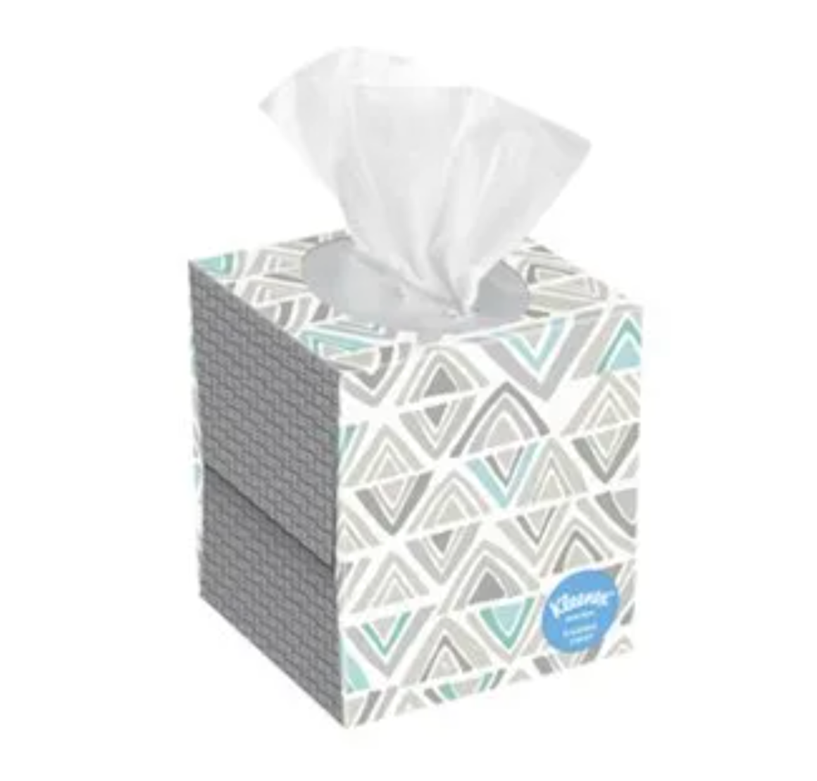 Kleenex Facial Tissues Boutique Cube – 2-Ply Assorted Colors– 70 Count