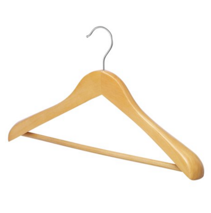 Deluxe Premium Wooden Suit Hanger