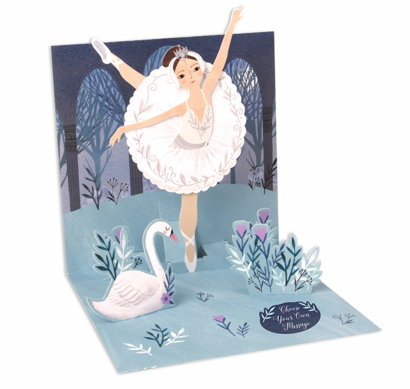 Up With Paper 3D Pop-Up Greeting Card – Swan Lake