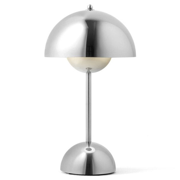 Flowerpot Portable Table Lamp VP9 Designed by Verner Panton – Chrome