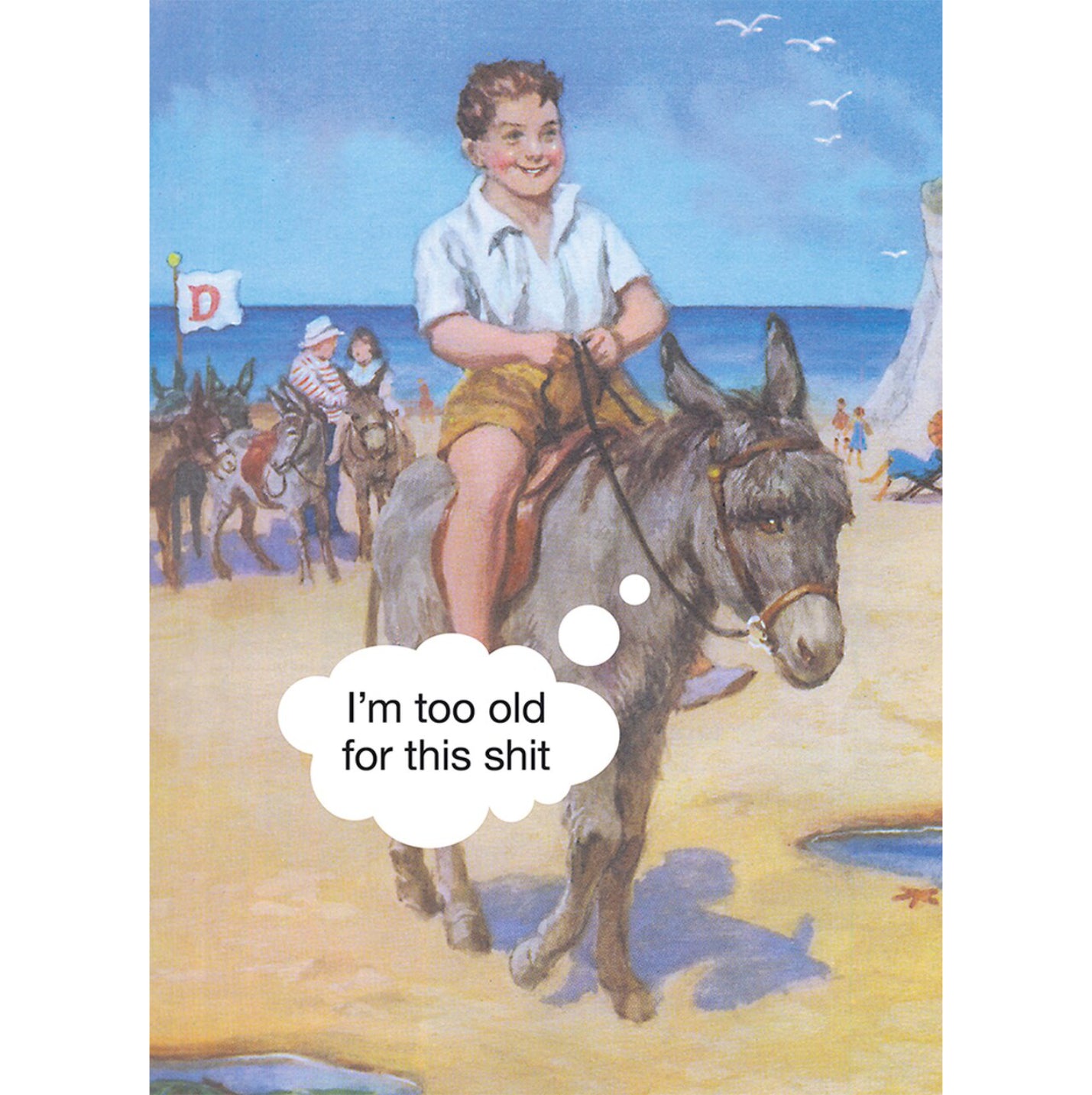 Ladybird Books Card – Donkey