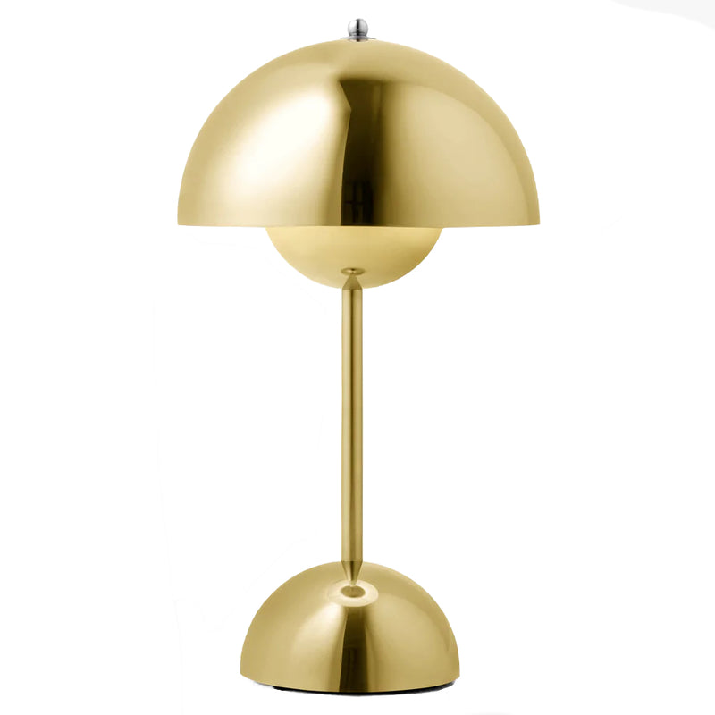 Flowerpot Portable Table Lamp VP9 Designed by Verner Panton – Brass