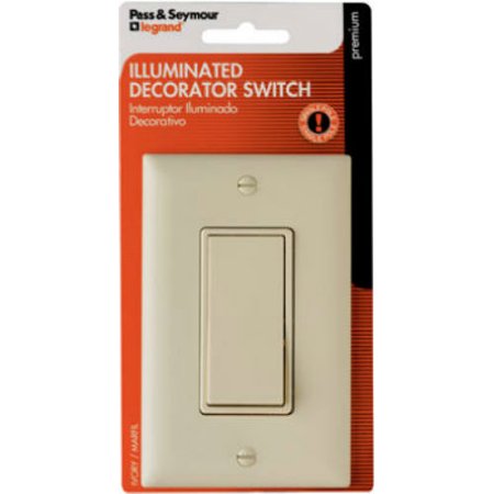 Decorator Single Pole Switch – Ivory