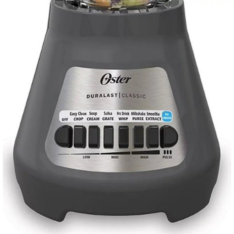 Oster Classic Series 8-Speed Blender with 6-Cup Jar – Grey
