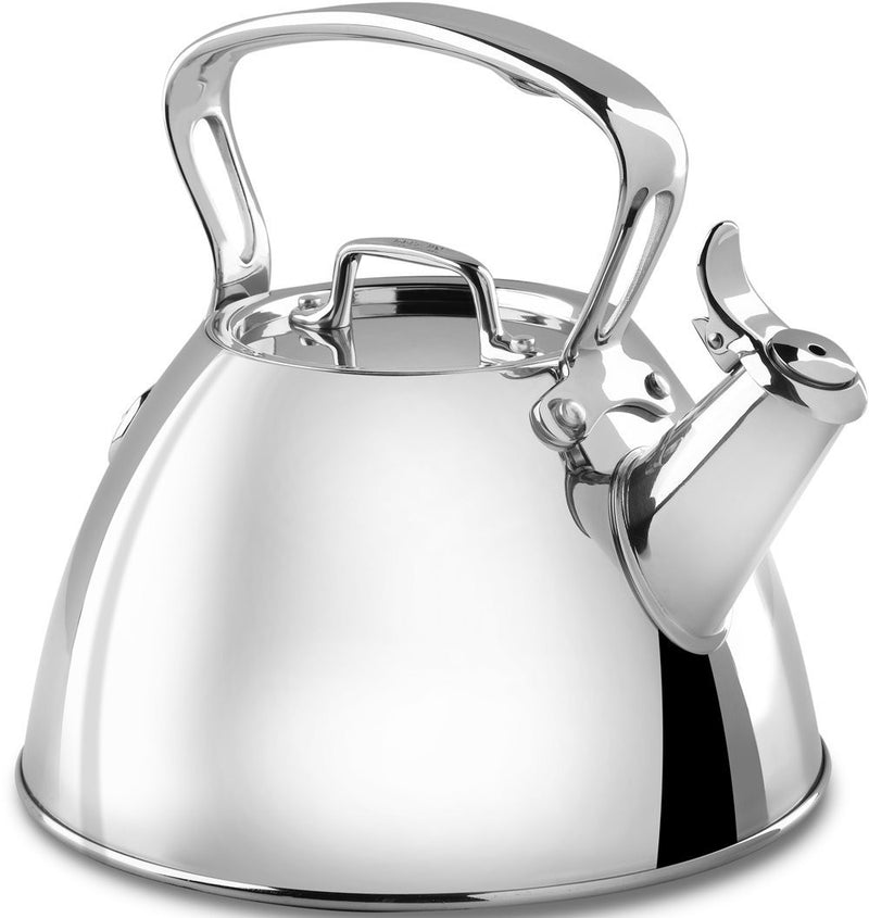 CHANTAL Whistling Tea Kettle Enamel on Steel Pastel Pink | Classic Stovetop  2Qt