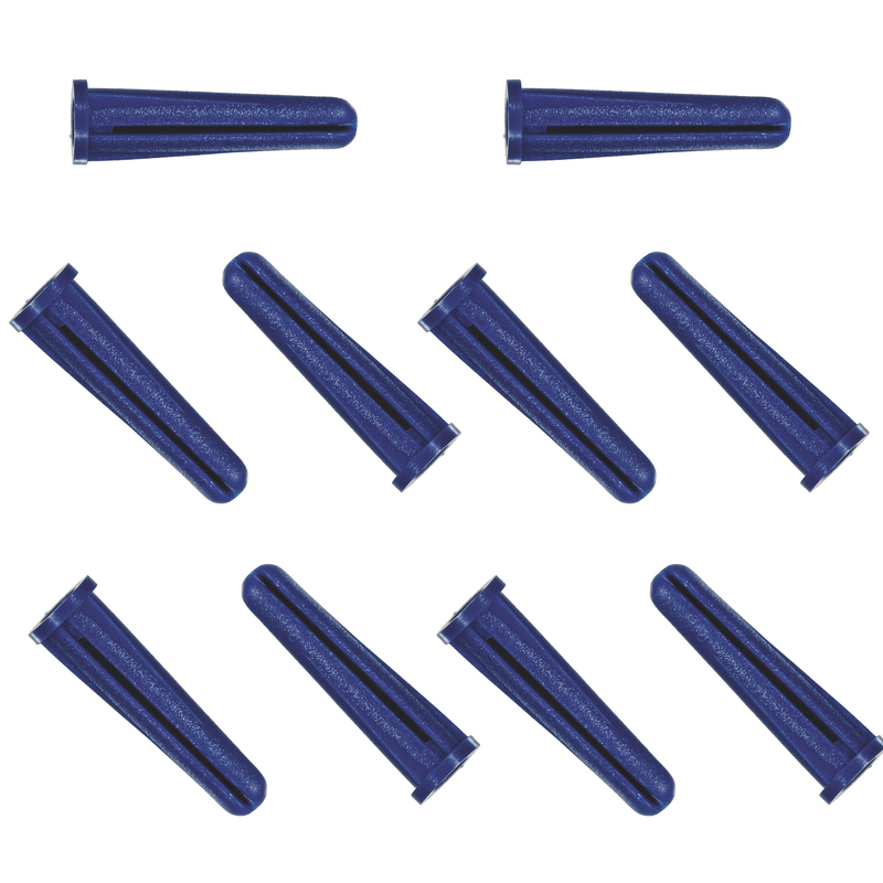 Plastic Screw Anchors- 10-12 x 1" – Pack of 10