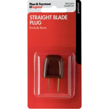 Straight Blade Easy Electrical Plug – Brown