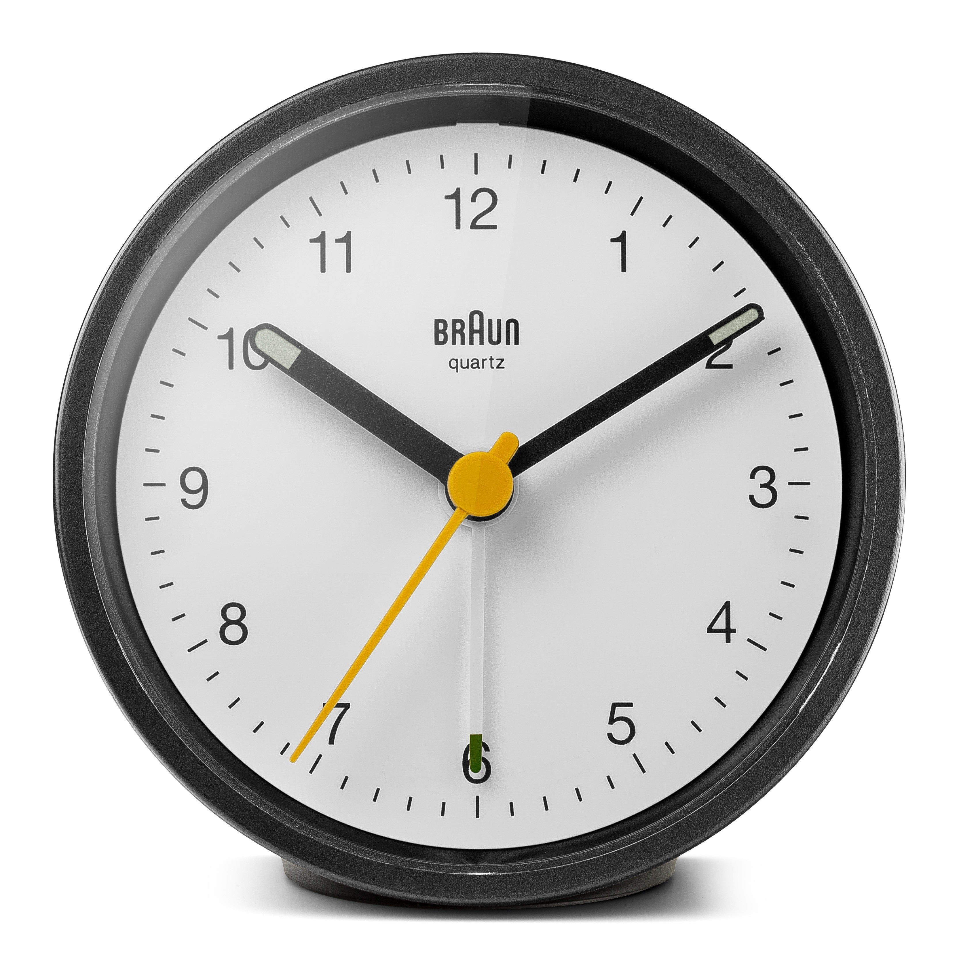 Braun Classic Alarm Analogue Clock – Black/White