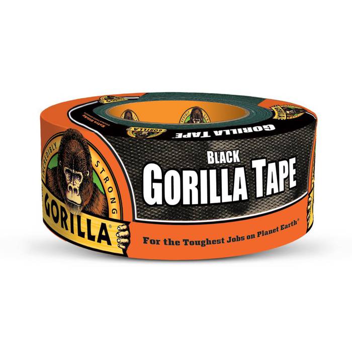 Gorilla Tape Black - 12 yd.