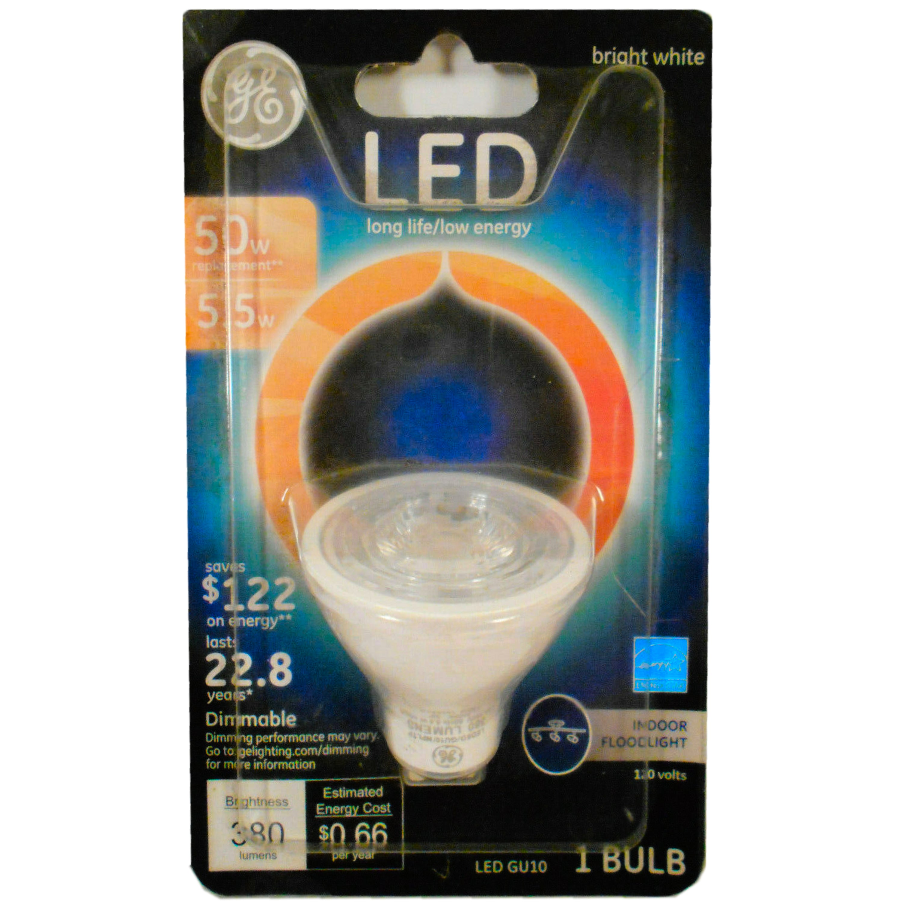 GE LED MR16 Dimmable 6.5 Watt GU10 Base Bright White Indoor Bulb