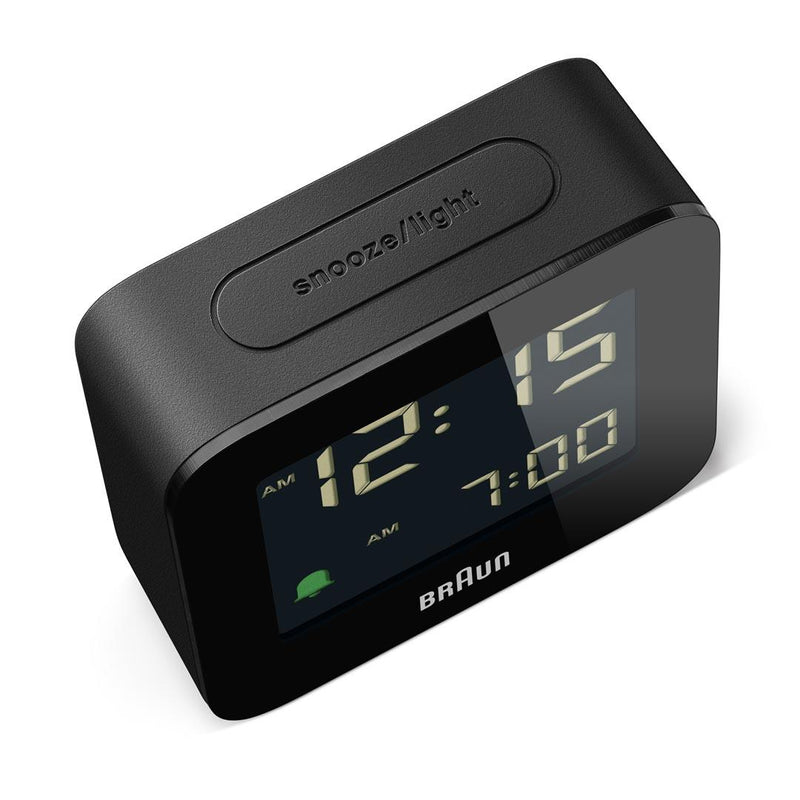 Braun Digital Travel Alarm Clock – Black