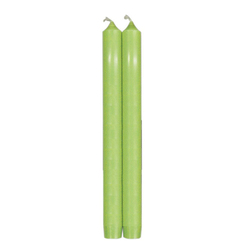 Caspari Tapered Candles in Spring Green – 10inch – 2pk