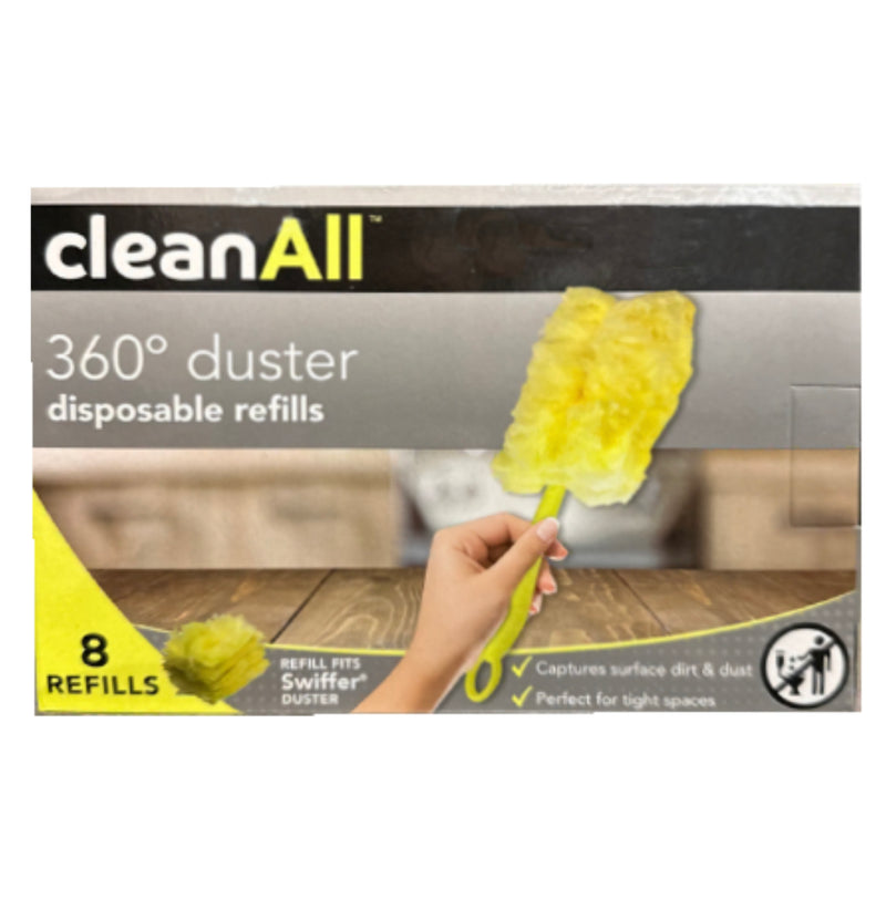 CleanAll Dry Dusting Cloth Refills – Pack of 8