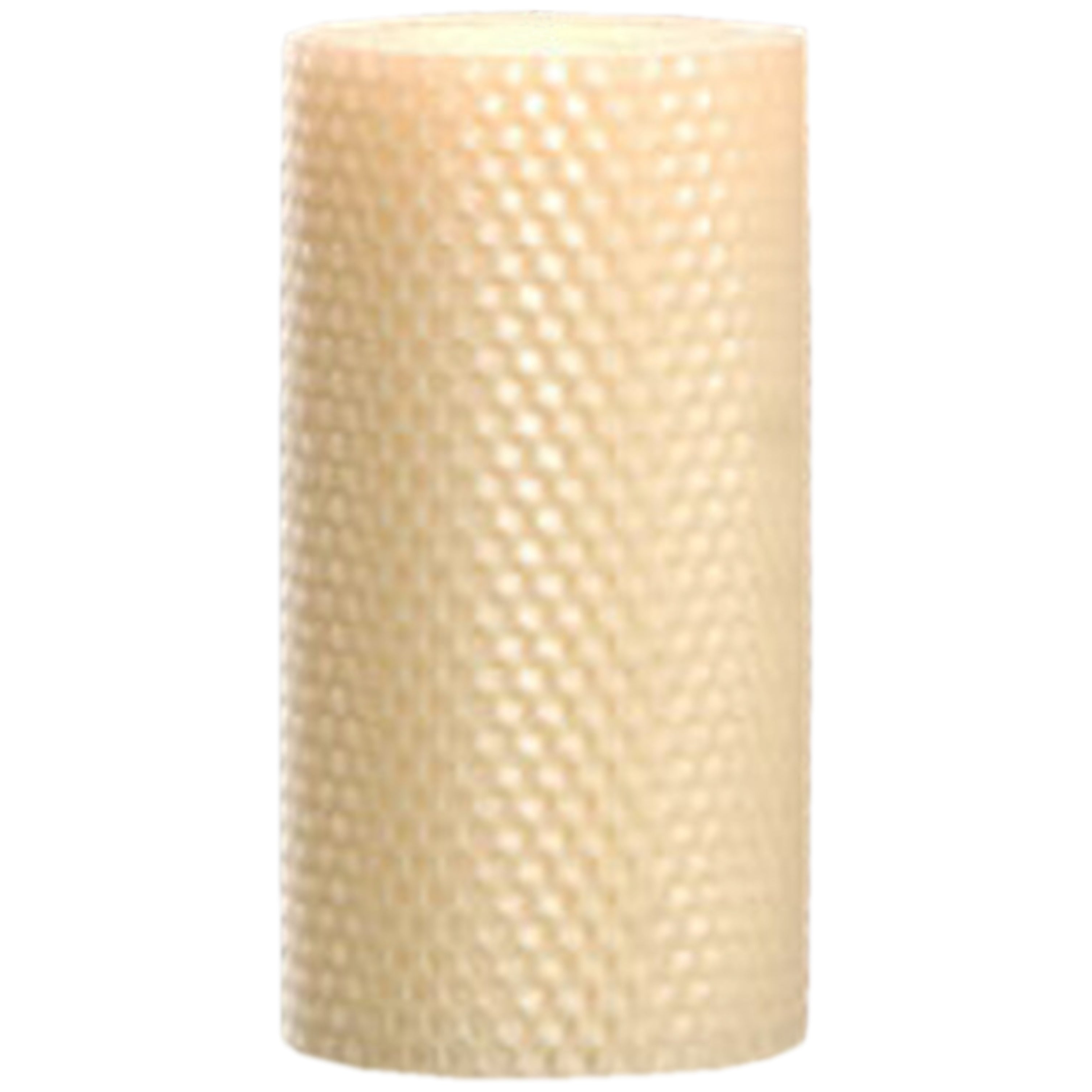 Dadant Rolled Beeswax Pillar Candle – 3 x 6"