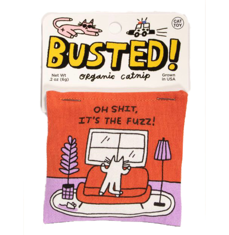 Busted!  It's the Fuzz! – Catnip Toy