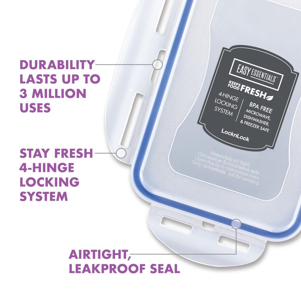 Lock and Lock Food Storage Container –  186 oz./ 23.3 Cups