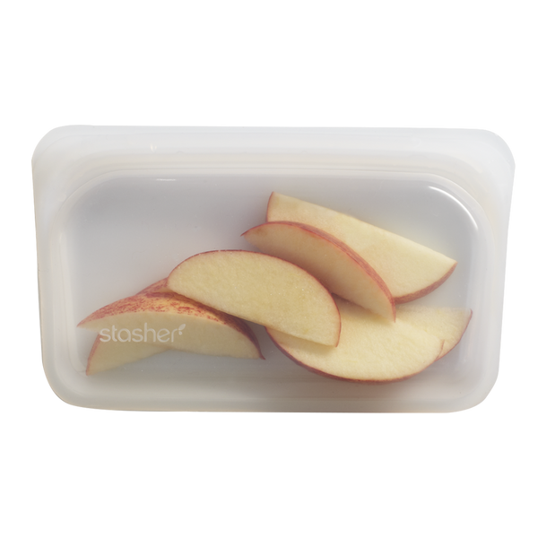 Stasher Reusable Silicone Snack Bag – Clear