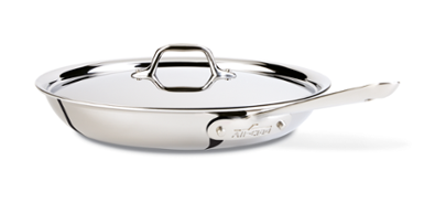 All-Clad Stainless 12" Fry Pan With Lid