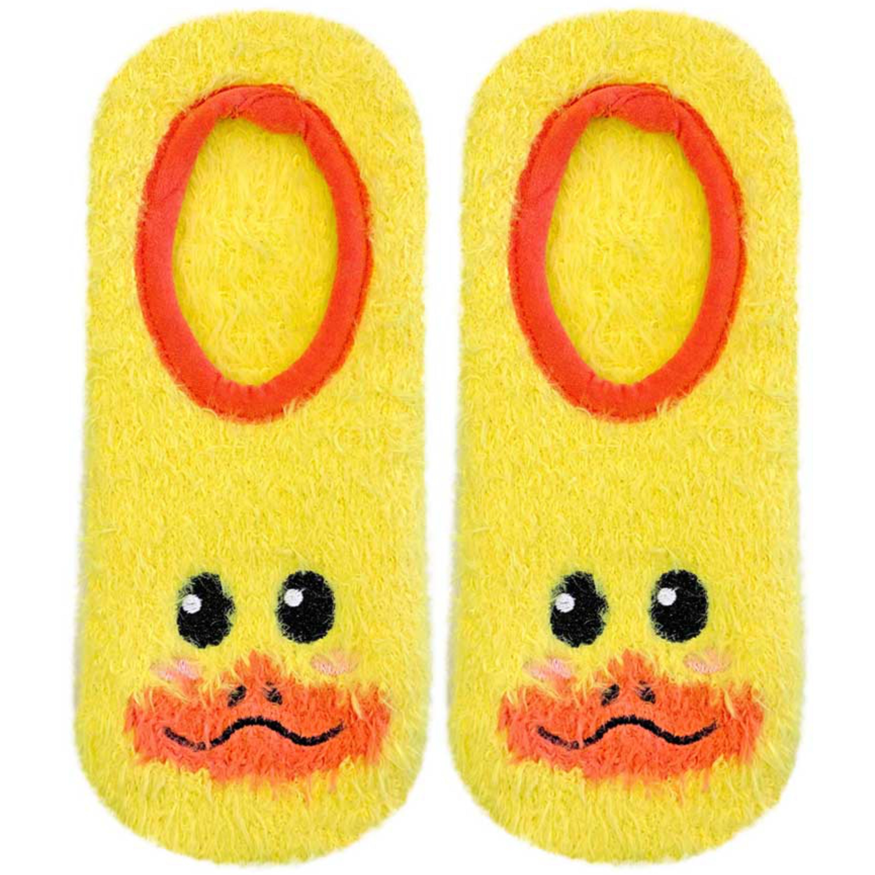 Living Royal Fuzzy Slippers – Duck