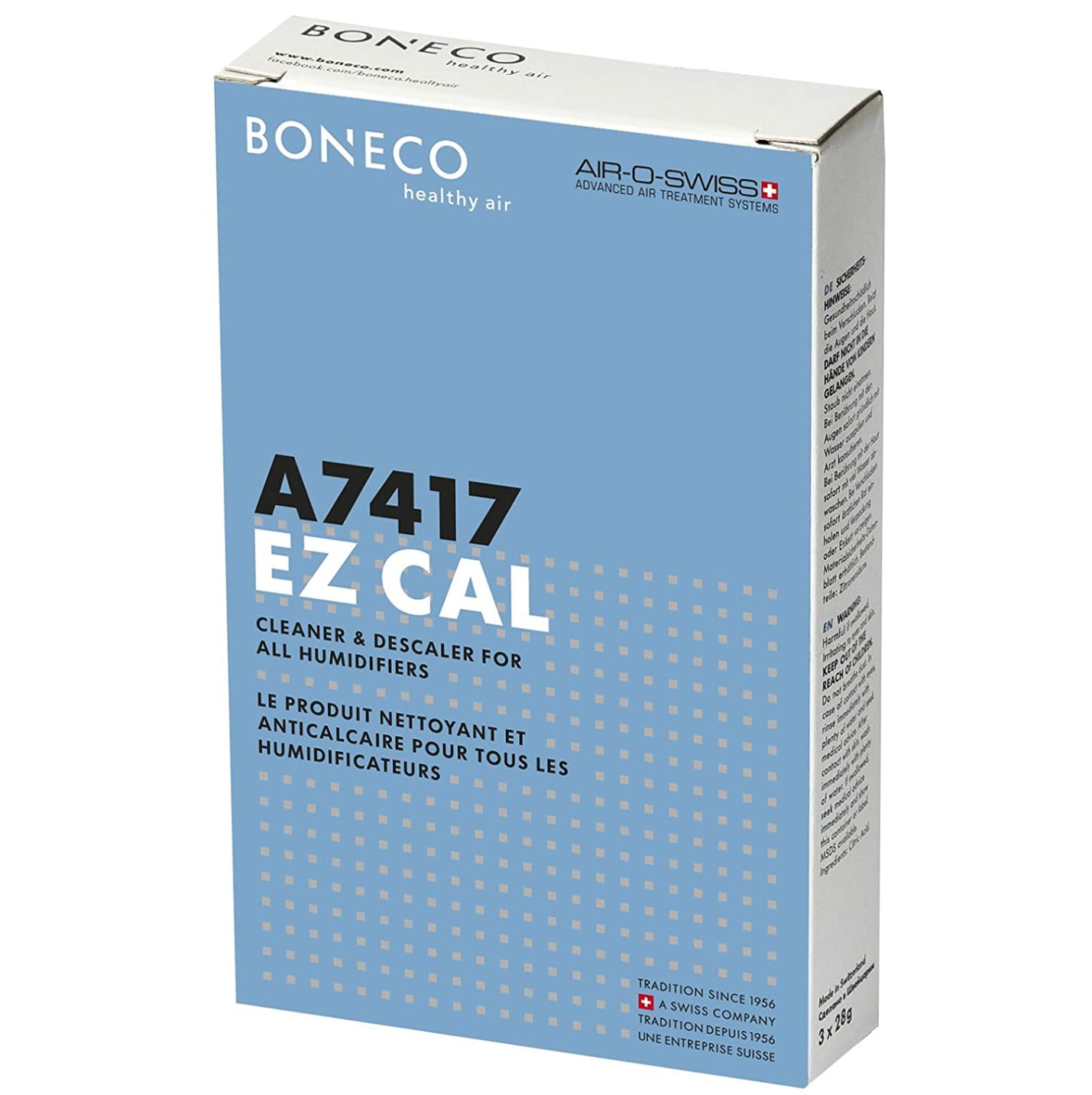 Boneco EZCal 7417 Humidifier Cleaner & Descaler – 3 Pack
