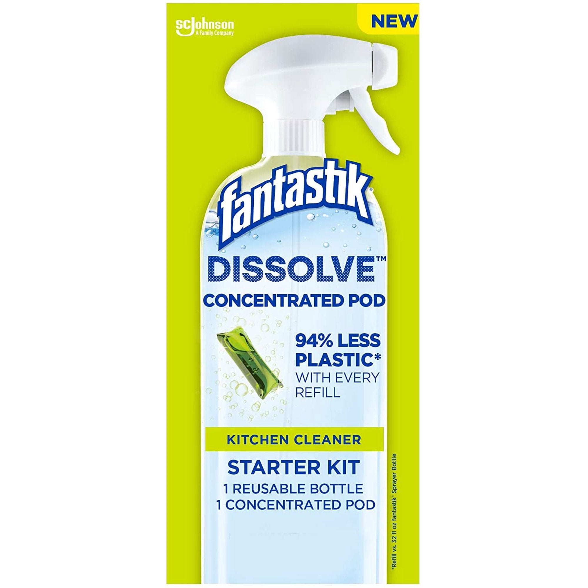 Fantastik Dissolve Pods Kitchen Cleaner Starter Kit - 0.28 fl oz