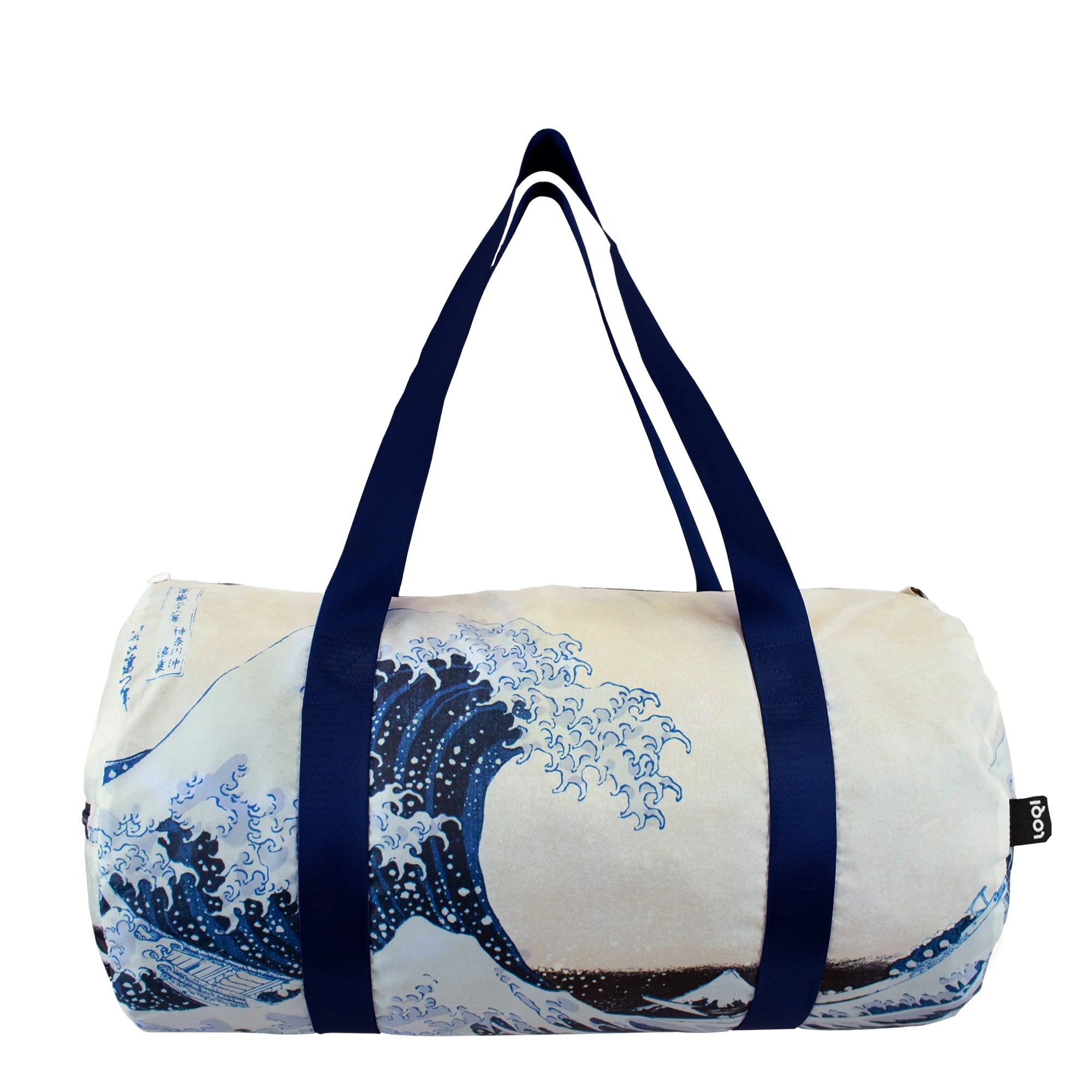 LOQI Recycled Weekender Tote Bag – The Great Wave