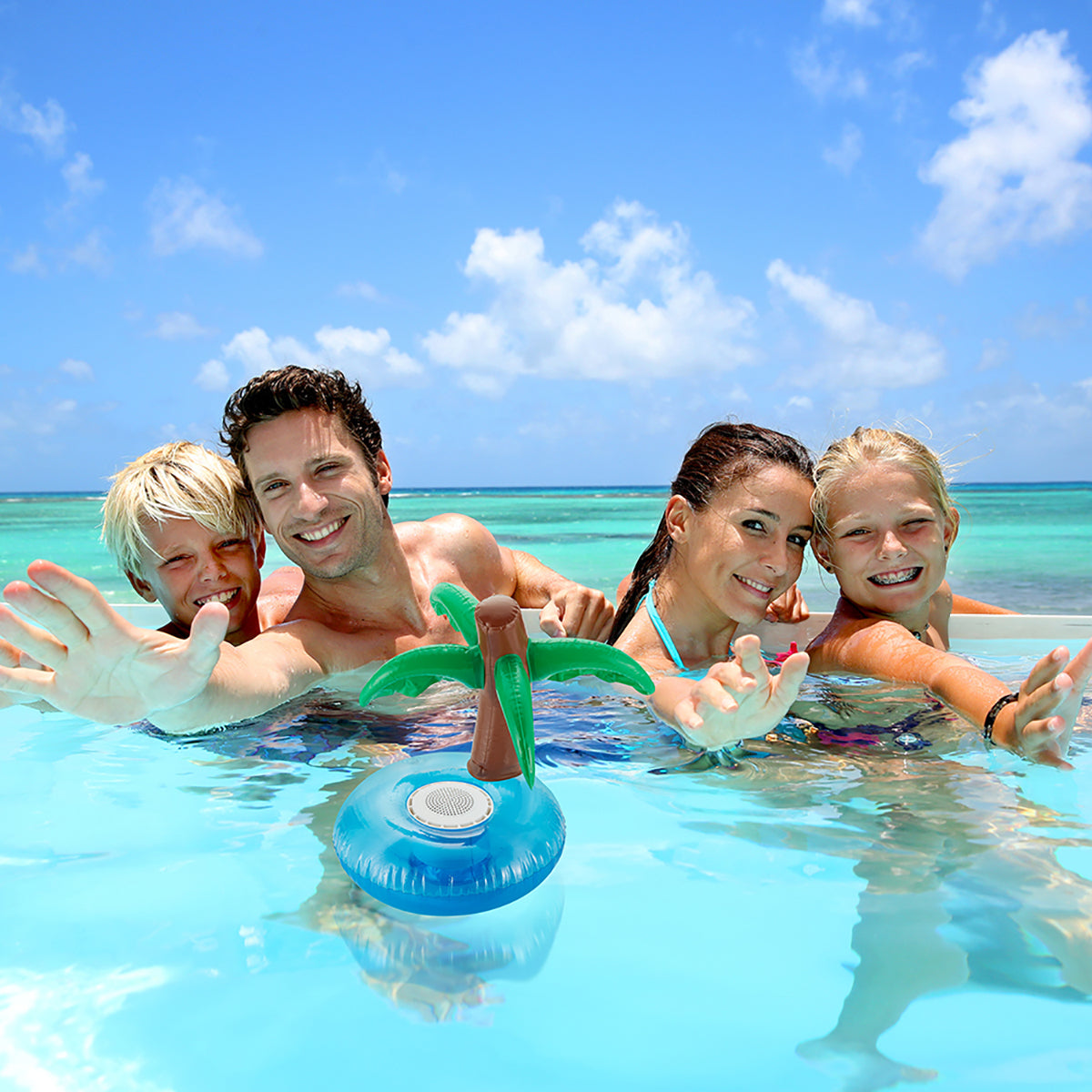 Floatie Island Waterproof Wireless Speaker