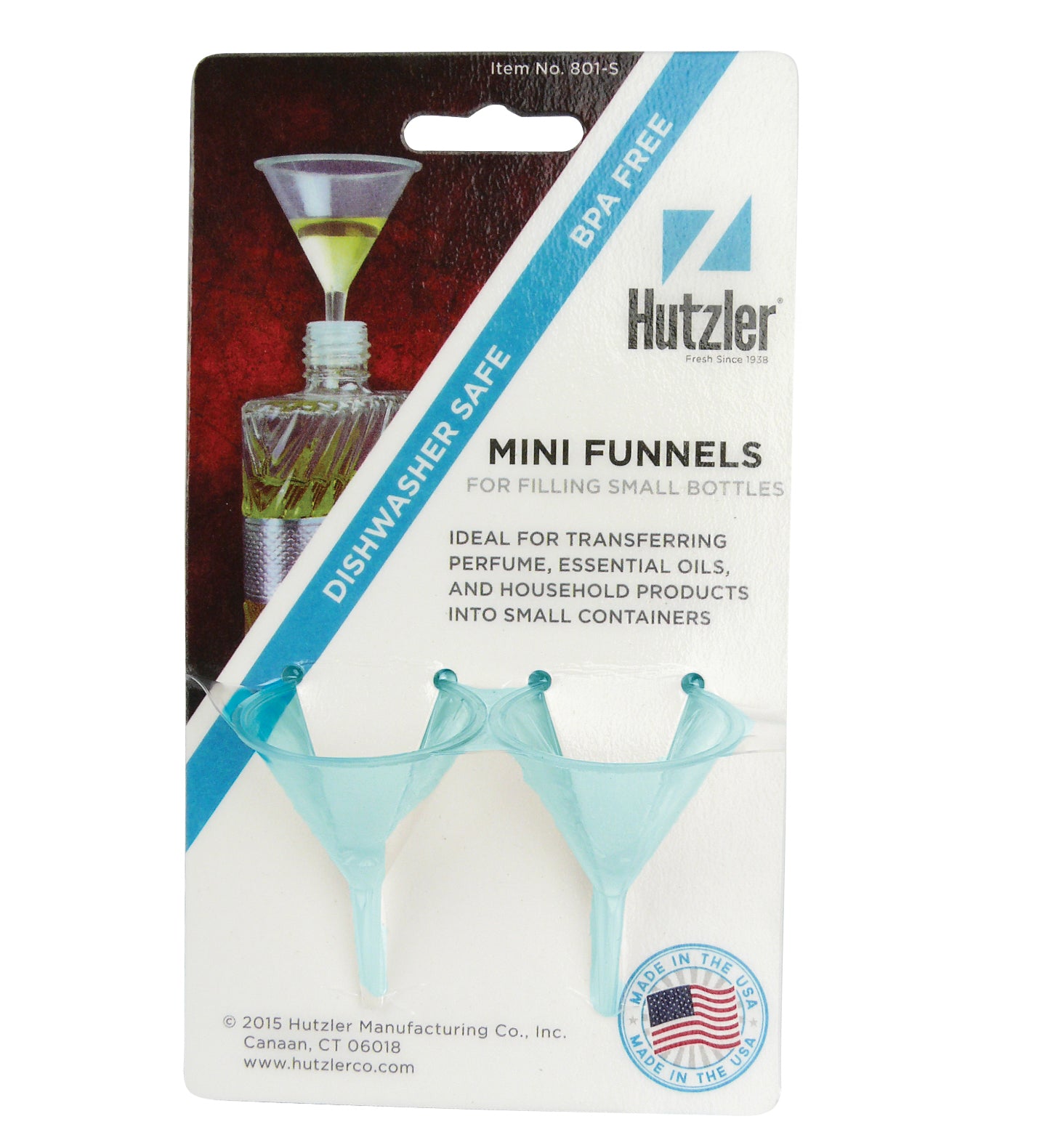 Huztler Plastic Mini Funnel – 2 Pack