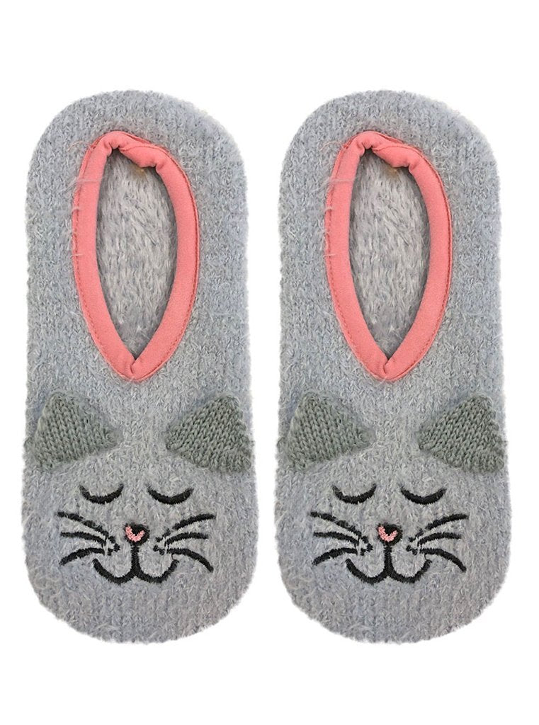 Living Royal Fuzzy Slippers – Cat