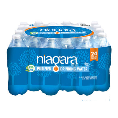 Niagara Purified Drinking Bottled Water - .5L – 24 Pack
