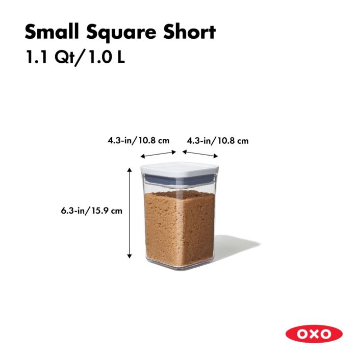 OXO POP Container – Small Square – 1.1qt