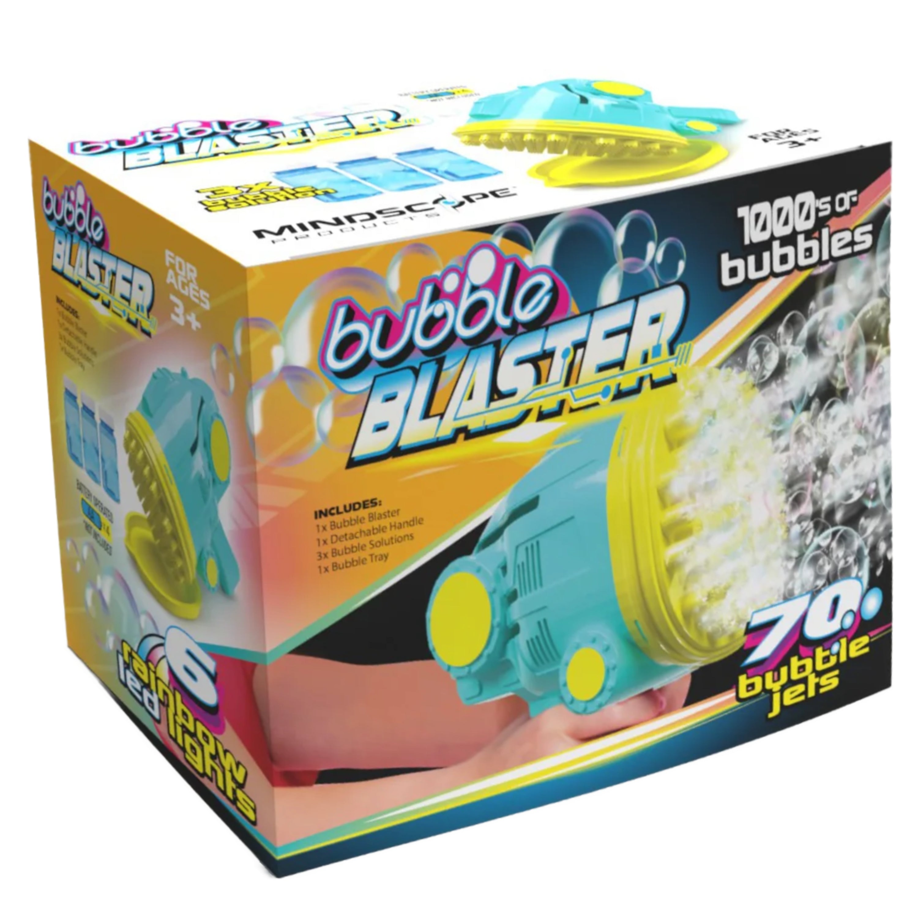 Bubble Blaster With LED Lights And 70 Bubble Jets