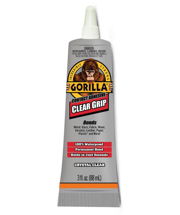 Gorilla Clear Grip Industrial Adhesive – 3 oz