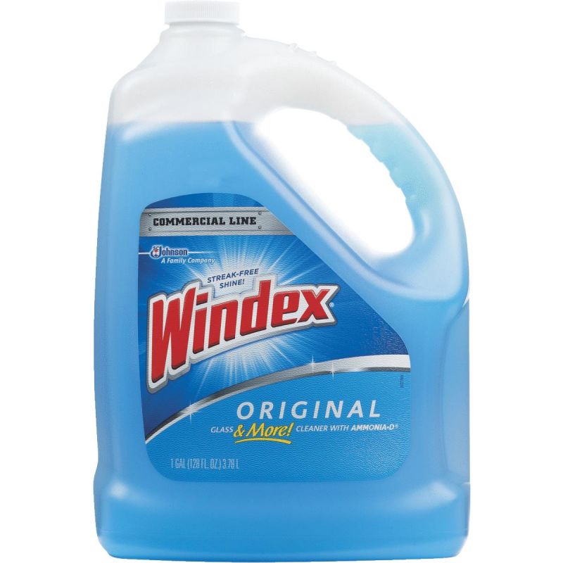 Windex Glass and Window Cleaner Refill – Original Blue – 1 Gallon