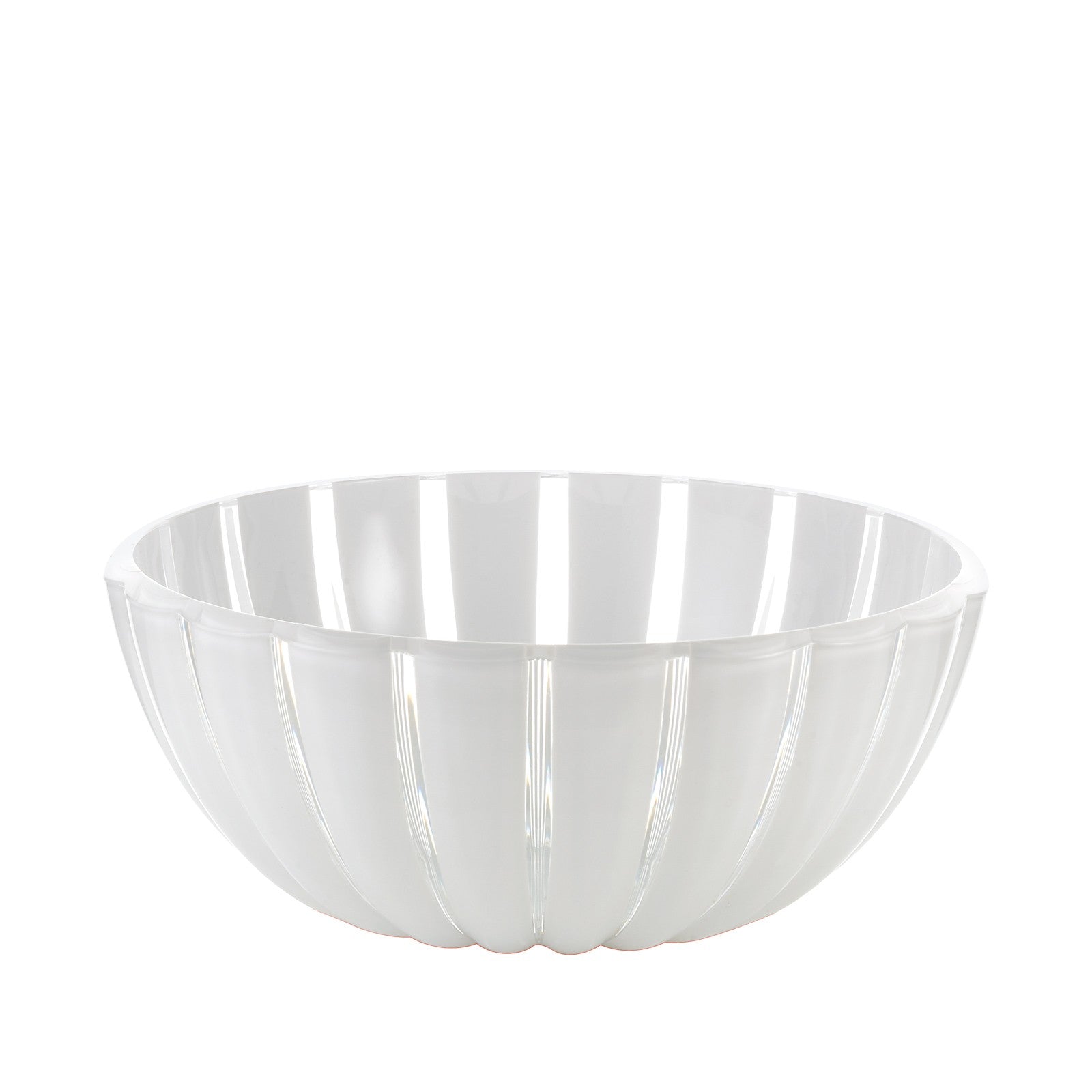 Guzzini Acrylic L Bowl, White, 9.5"